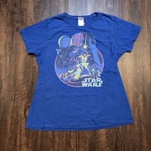 Port and Company Royal Blue Women's Short Sleeve Tee 100% cotton